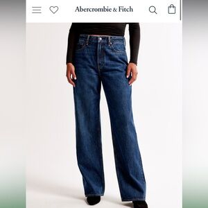 Abercrombie & Fitch Curve Love the High Rise Loose Women’s Jeans